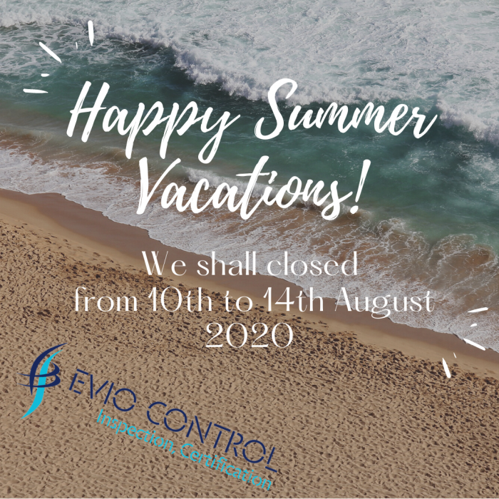 Happy Summer Vacations! We shall remain closed from 10th to 14th August 2020. (1) Happy Summer Vacations! We shall remain closed from 10th to 14th August 2020. (1)
